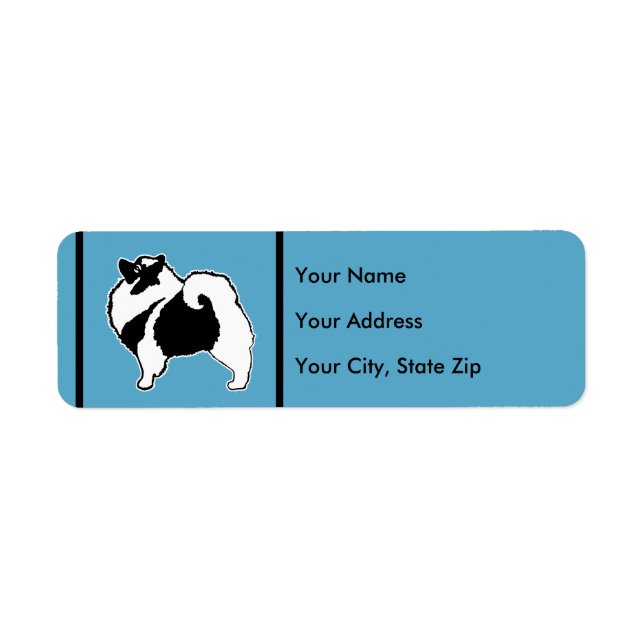 Keeshond Graphics - Cute Original Chig Art (Devant)