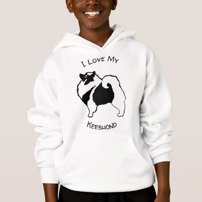 Keeshond Graphics  - Cute Original Dog Art (Front)