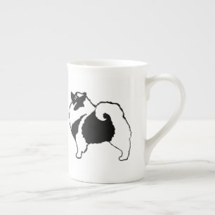 Keeshond Graphics  - Cute Original Dog Art Bone China Mug