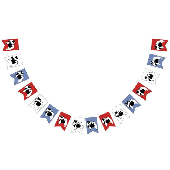 Keeshond Graphics  - Cute Original Dog Art Bunting Flags (All)