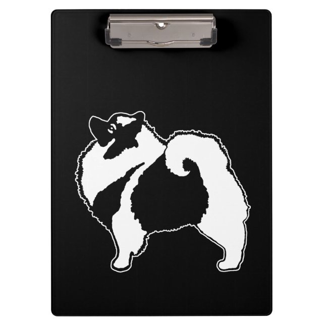 Keeshond Graphics  - Cute Original Dog Art Clipboard (Front)