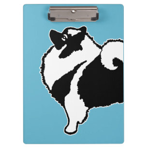 Keeshond Graphics  - Cute Original Dog Art Clipboard