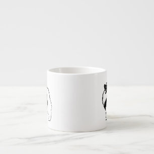 Keeshond Graphics  - Cute Original Dog Art Espresso Cup