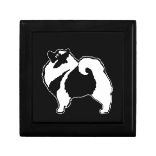 Keeshond Graphics  - Cute Original Dog Art Gift Box