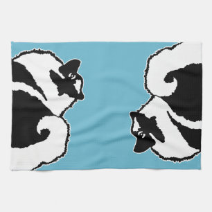 Keeshond Graphics  - Cute Original Dog Art Kitchen Towel