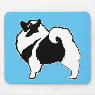 Keeshond Graphics - Cute Original Dog Art Mouse Pad