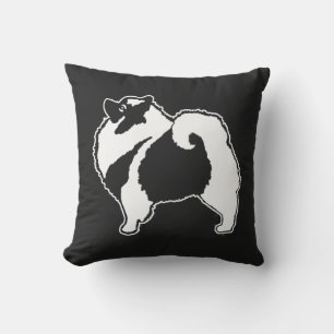 Keeshond Graphics  - Cute Original Dog Art Outdoor Pillow