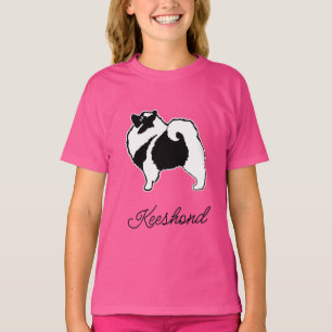 Keeshond Graphics - Cute Original Dog Art T-Shirt