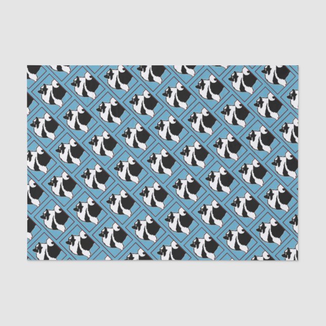 Keeshond Graphics  - Cute Original Dog Art Tissue Paper (Front)