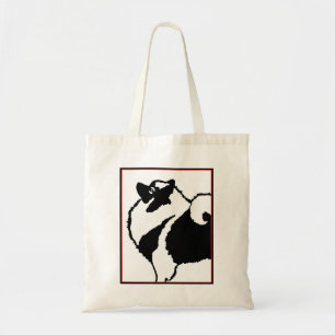 Keeshond Graphics  - Cute Original Dog Art Tote Bag