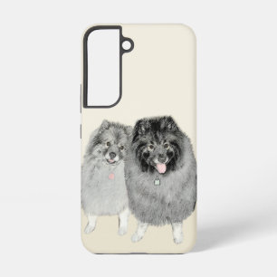 Keeshond Graphics Keeshond Mom and Son Samsung Galaxy Case