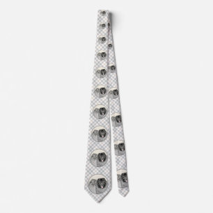 Keeshond Graphics Keeshond Mom and Son Tie