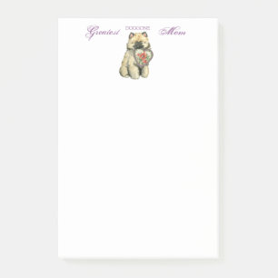 Keeshond Heart Mom Post-it Notes