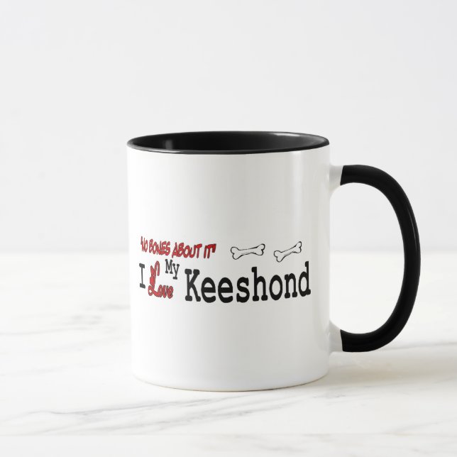 Keeshond (I Love) Mug (Right)