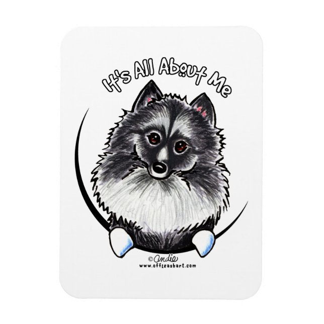 Keeshond IAAM Magnet (Vertical)