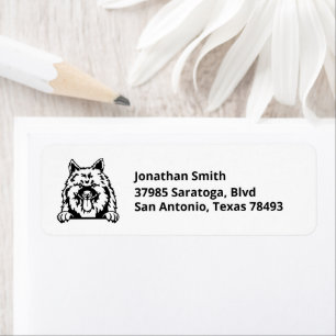 KEESHOND   Image on Return Address