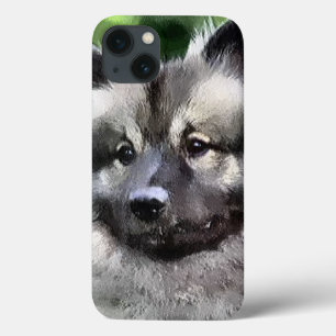 Keeshond Lovers Art Gifts iPhone 13 Case