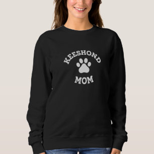 Keeshond Mom German Spitz Dog Dutch Barge Dog Pet Sweatshirt