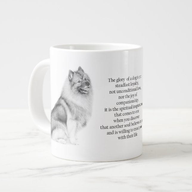 Keeshond Mug (Front Left)
