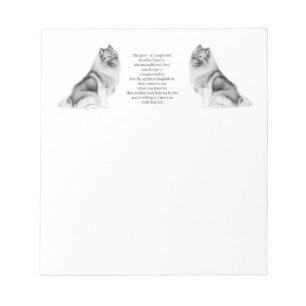 Keeshond Notepad