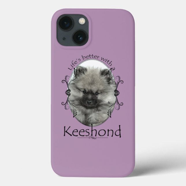 Keeshond Puppy Smartphone Case (Back)