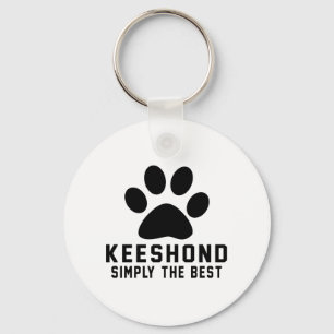 Keeshond Simply the best Keychain