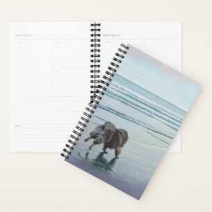 Keeshonds at the Seashore Painting Dog Art Planner
