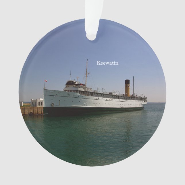Keewatin acrylic ornament (Front)