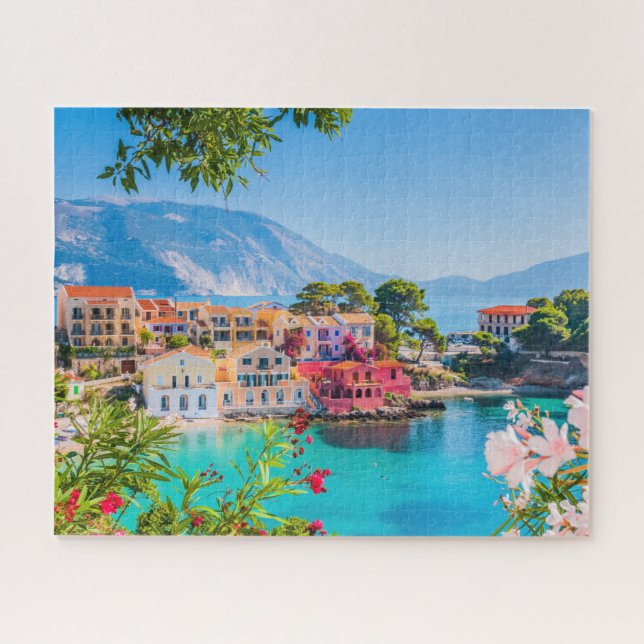 Kefalonia, Greece, Assos Jigsaw Puzzle (Horizontal)