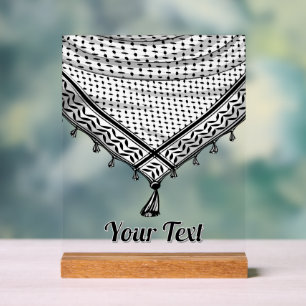 Keffiyeh Écharpe palestinienne tissu traditionnel