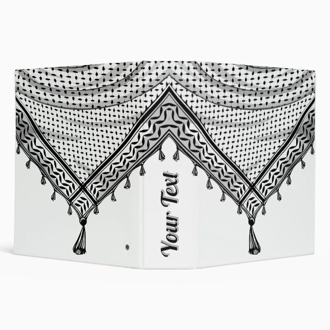Keffiyeh Palestinian Scarf Traditional Fabric Binder (Background)
