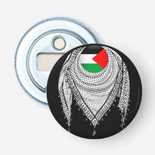 Keffiyeh Palestinian Scarf Traditional Fabric Bottle Opener