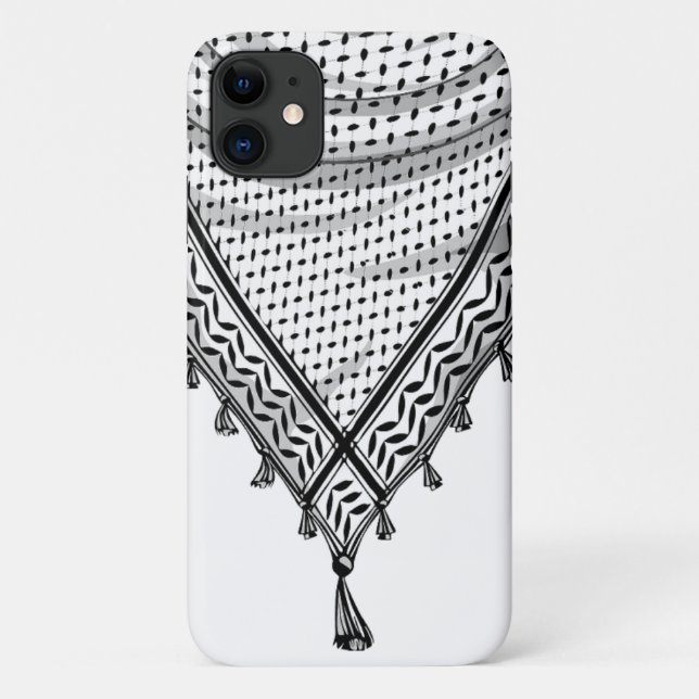 Keffiyeh Palestinian Scarf Traditional Fabric Case-Mate iPhone Case (Back)