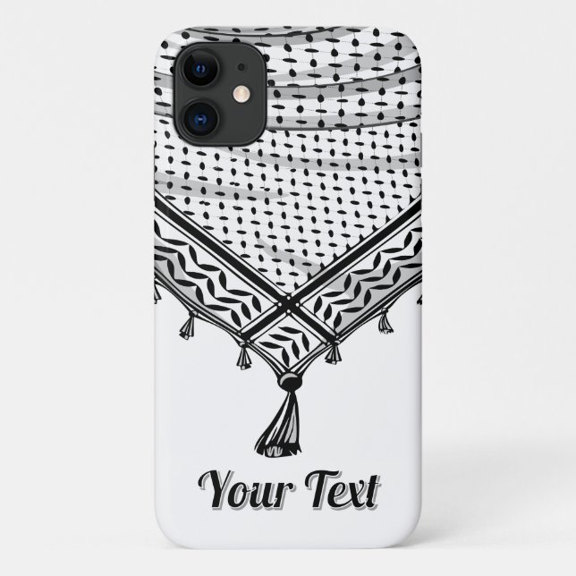 Keffiyeh Palestinian Scarf Traditional Fabric Case-Mate iPhone Case (Back)