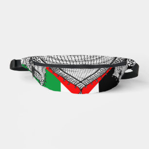 Keffiyeh Palestinian Scarf Traditional Fabric Fanny Pack