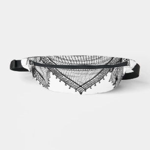 Keffiyeh Palestinian Scarf Traditional Fabric Fanny Pack