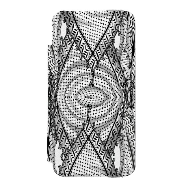 Keffiyeh Palestinian Scarf Traditional Fabric Incipio iPhone Wallet Case (Folio Front)