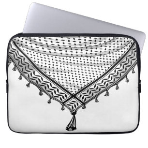 Keffiyeh Palestinian Scarf Traditional Fabric Laptop Sleeve