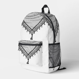 Keffiyeh Palestinian Scarf Traditional Fabric Printed Backpack