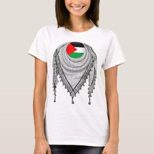 Keffiyeh Palestinian Scarf Traditional Fabric T-Shirt
