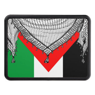 Keffiyeh Palestinian Scarf Traditional Fabric Trailer Hitch Cover