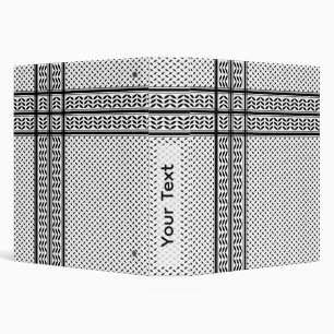 Keffiyeh Symbol of Palestine Resistance Pattern Binder