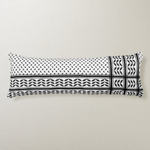Keffiyeh Symbol of Palestine Resistance Pattern Body Pillow