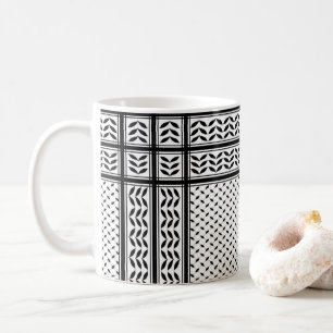Keffiyeh Symbol of Palestine Resistance Pattern Coffee Mug