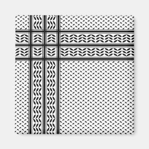 Keffiyeh Symbol of Palestine Resistance Pattern Magnet