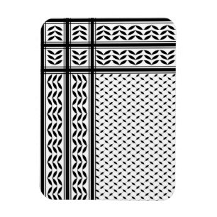 Keffiyeh Symbol of Palestine Resistance Pattern Magnet