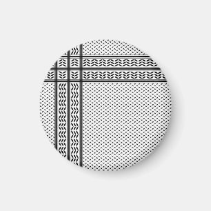 Keffiyeh Symbol of Palestine Resistance Pattern Magnet