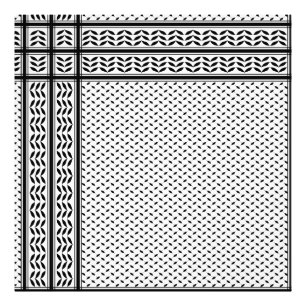 Keffiyeh Symbol of Palestine Resistance Pattern Photo Print