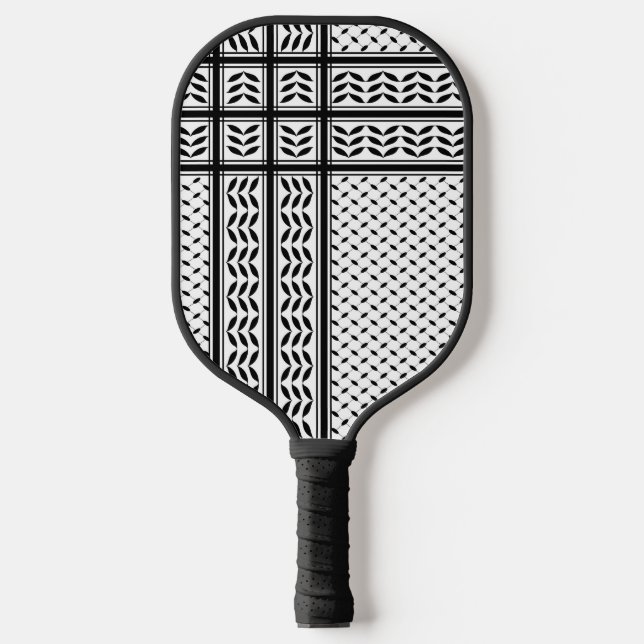 Keffiyeh Symbol of Palestine Resistance Pattern Pickleball Paddle (Front)