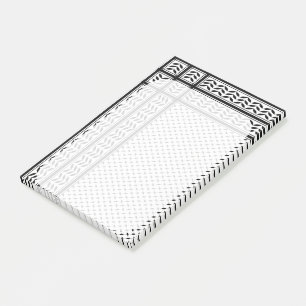 Keffiyeh Symbol of Palestine Resistance Pattern Post-it Notes
